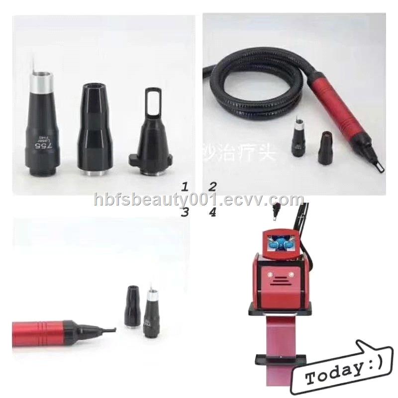 portable peak Picosecond laser 755nm 1064nm 532nm 1320nm laser tattoo remover