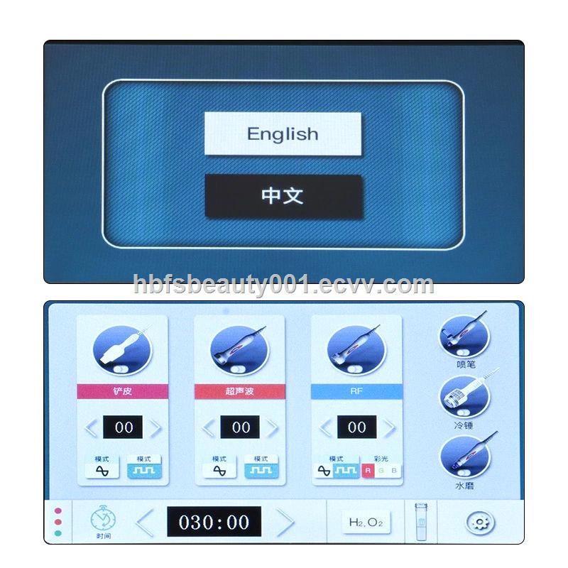 H2O2 small bubble Water Oxygen Jet Peel Hydra Beauty skin Cleansing Hydra Dermabrasion Machine