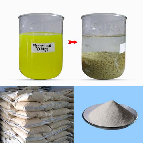 Fluorescent sewage treatment agent