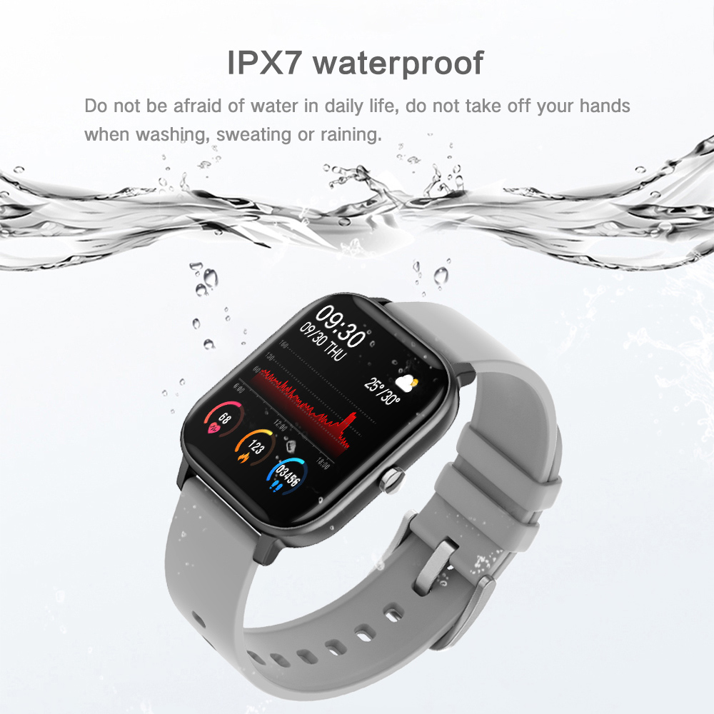2021 Hot Sale 14 Inch TFT Color Screen 240240 Fitness Tracker Blood Pressure Women P8 Smart Watch