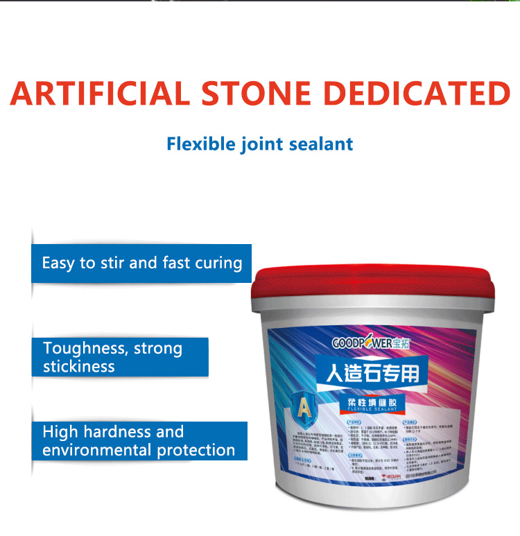 Special flexible adhesive for artificial stone