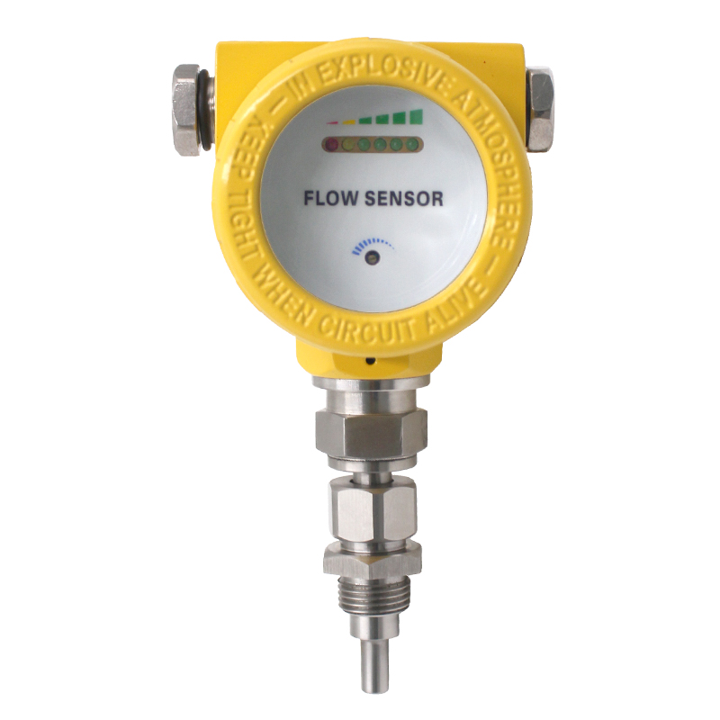 Stainless steel digital water Oil thermal flow switch 420mA
