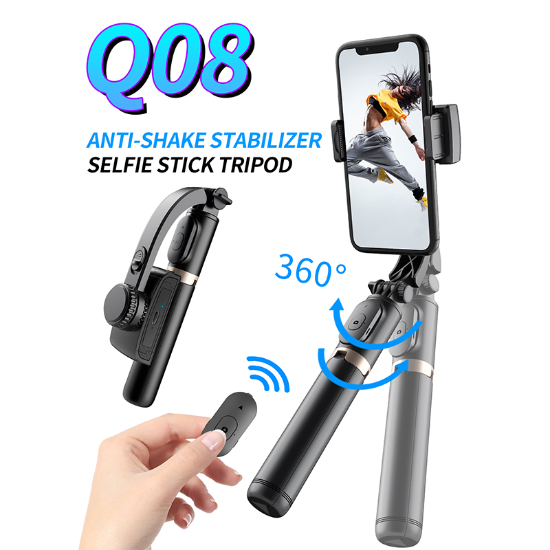 Q08 GIMBAL STABILIZER Tripod selfie stick