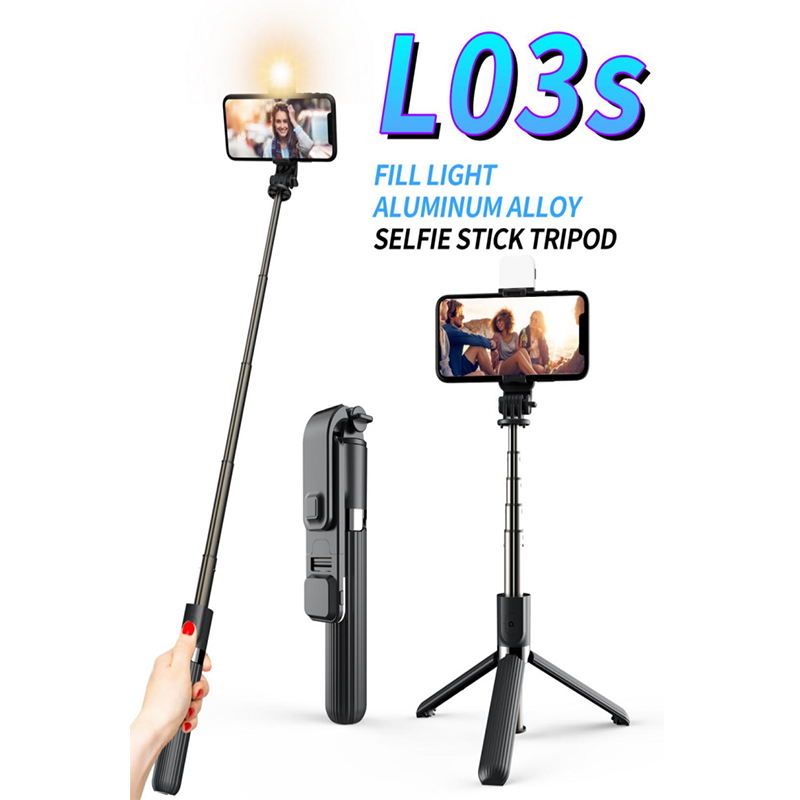 L03s Fill Light Bluetooth Tripod Selfie StickAluminium Alloy