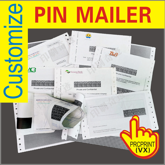 Computer Bill Envelopes Pin Mailer Paper Salary Receipt Security Printing Paper