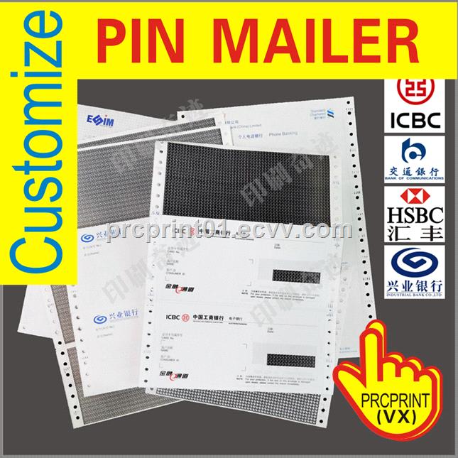 New Secret envelope 123 plys pin mailer confidential envelopes