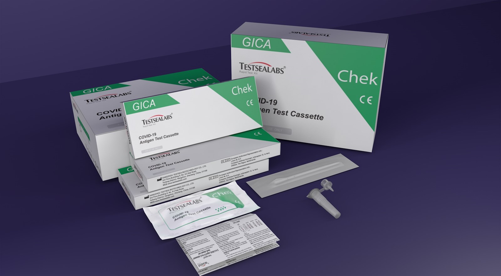 Testsealabs COVID19 Antigen test cassette