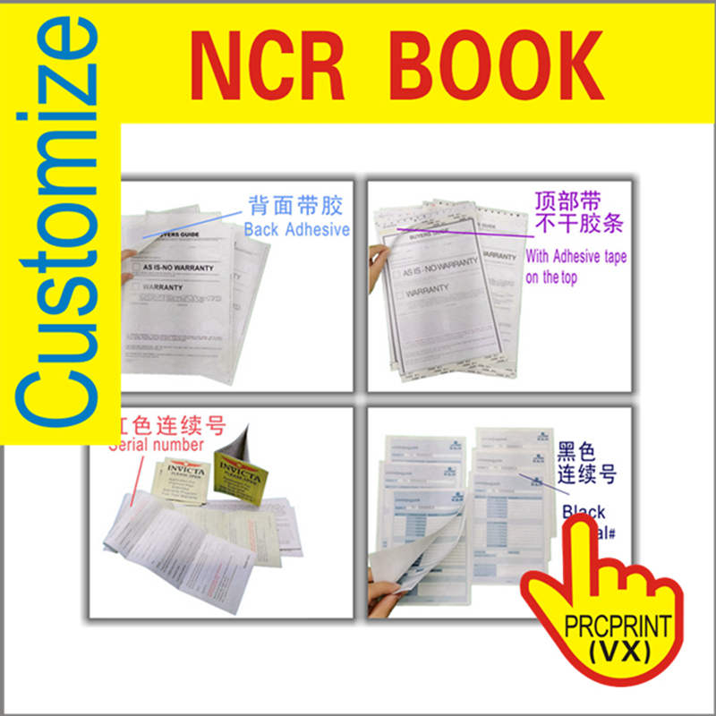 Duplicate Carbonless Receipt invoice book tax invoice NCR book printing