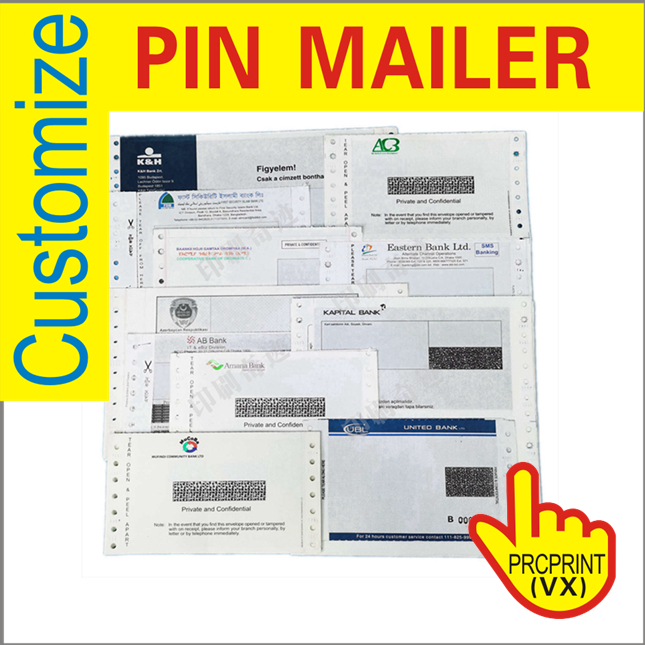 Made in china OEM color Secret envelope 123 plys pin mailer envelope