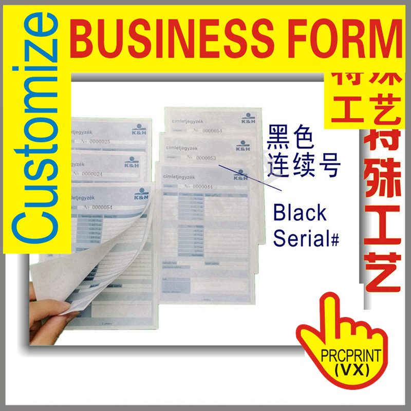 Factory Wholesale Business Form 24h Online White Yellow 2 Parts OEM Sales Order Book Custom Printing Invoice Book Receip