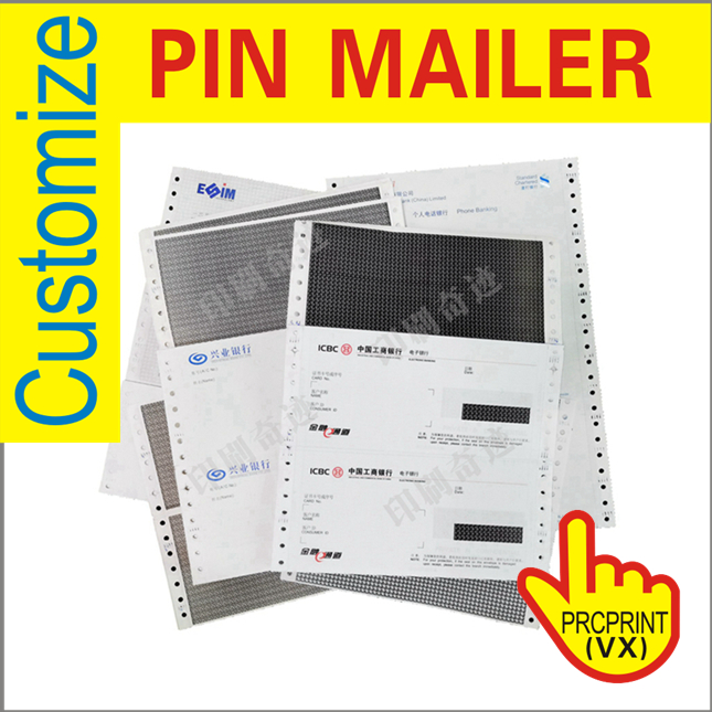 Made in china OEM color Secret envelope 123 plys pin mailer envelope