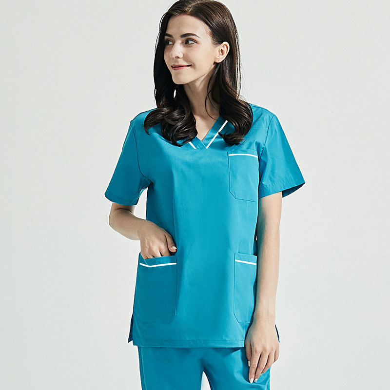 newest woman scrub nurse uniforms scrubs uniforms SpandexPolyester nursing nurse uniform medical scrubs