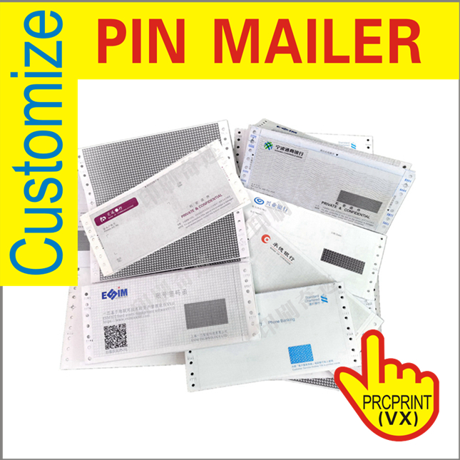 Custom Logo Printing Pin Mailer for Bank