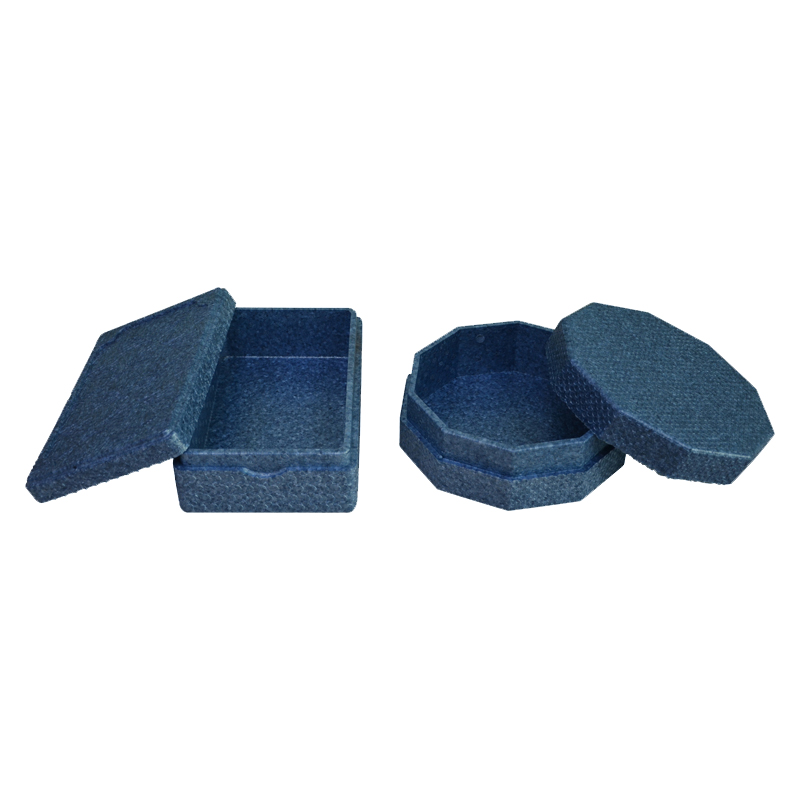 EPP Factory Suppy Premium Blue Color Polygon EPP Shock Absorption Cosmetics Box