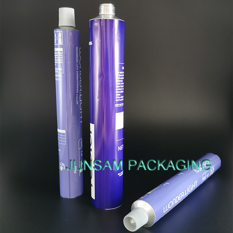 aluminum collapsible tubes for hair color