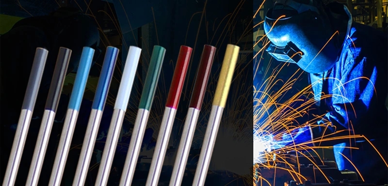 WC20 Grey Tungsten Electrodes Gray Tip 24mm 175mm Tungsten Welding Rod Easy Arc Welding