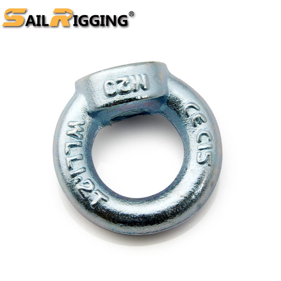 Carbon Steel Forged Galvanized Lifting DIN Eye Bolt & Nut