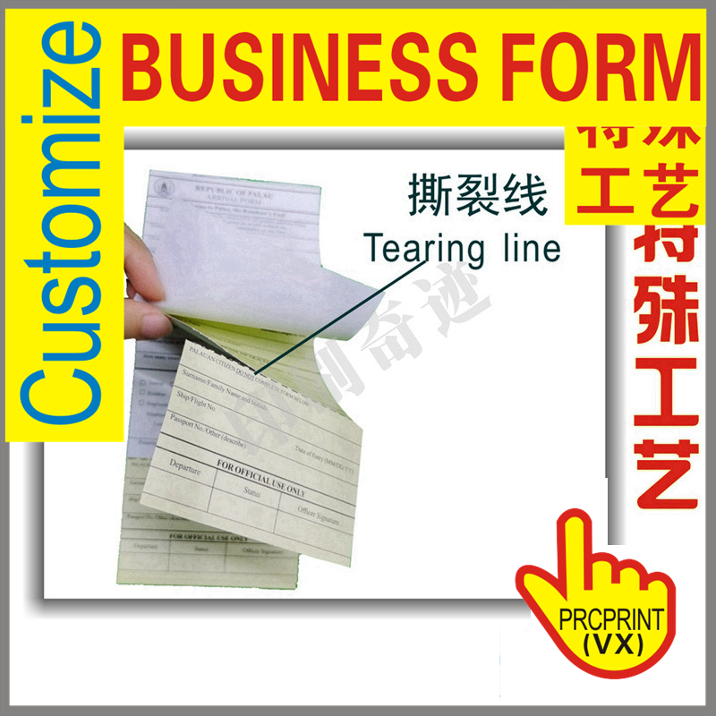 Factory direct carbonless business form atm deposit envelops carbon less computer forms