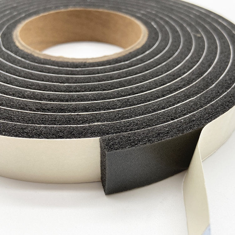 Closed Cell Low Density Pvc Foam Tape Foam Weatherstripping For Dust 