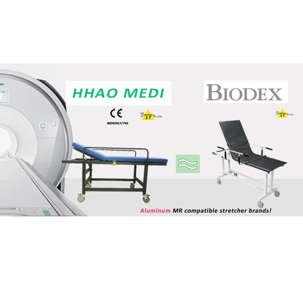 MRI Stretcher with Fowler Positioning Biodex similar type MR stretcher