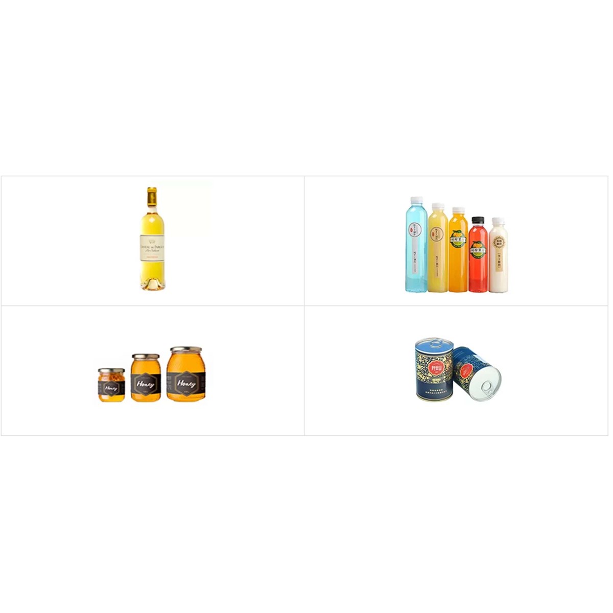 Automatic round bottle labeling machine