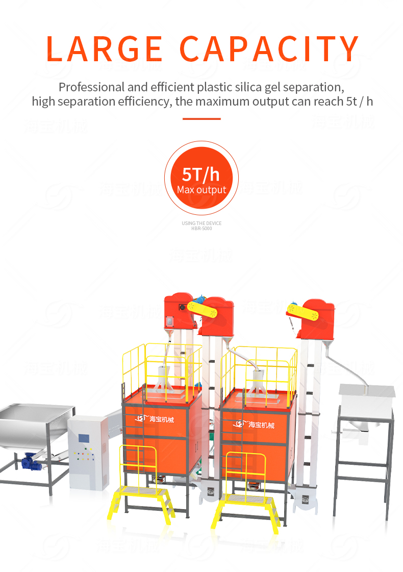 HAIBAI Rubber Silicon Separator recycling machine