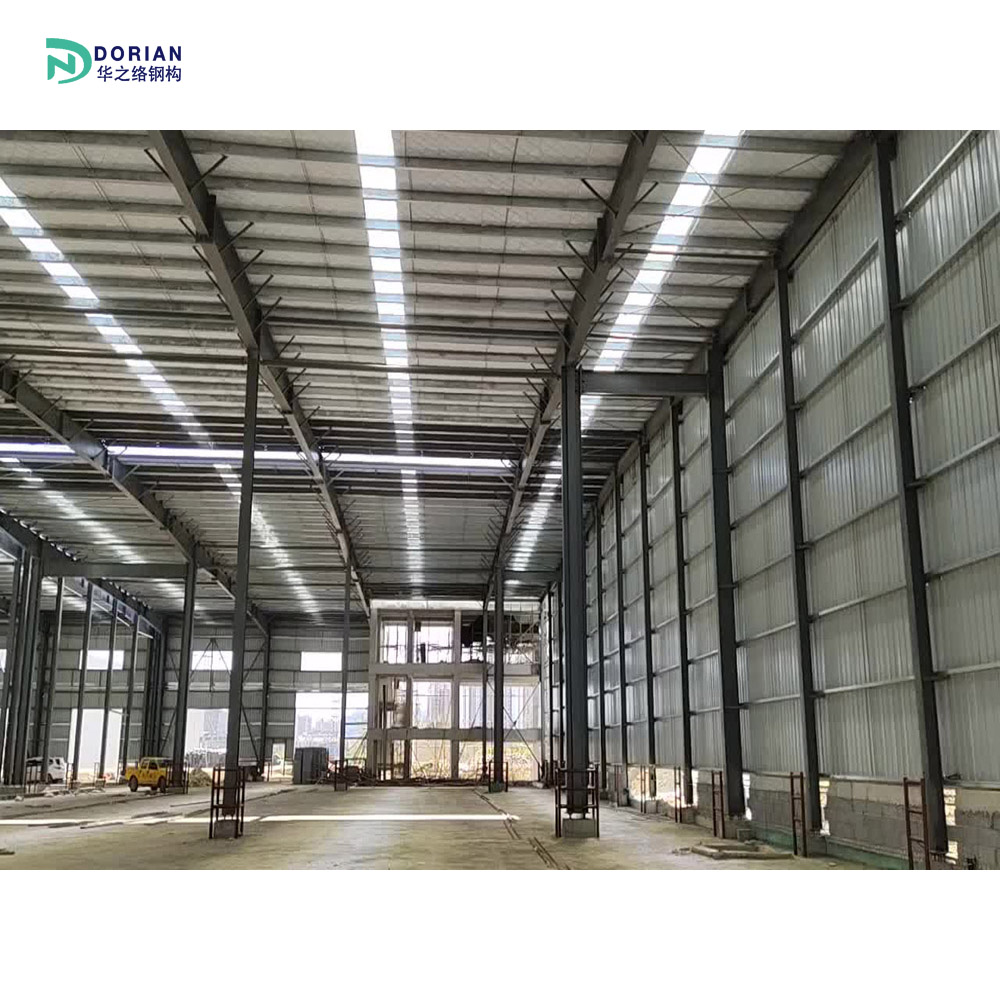 Durable steel structure warehouse