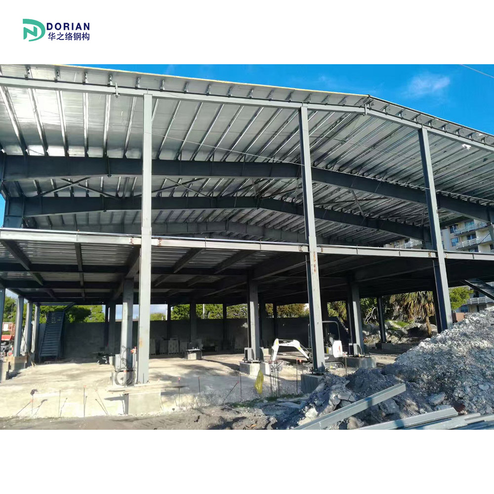 Low cost steel structure building