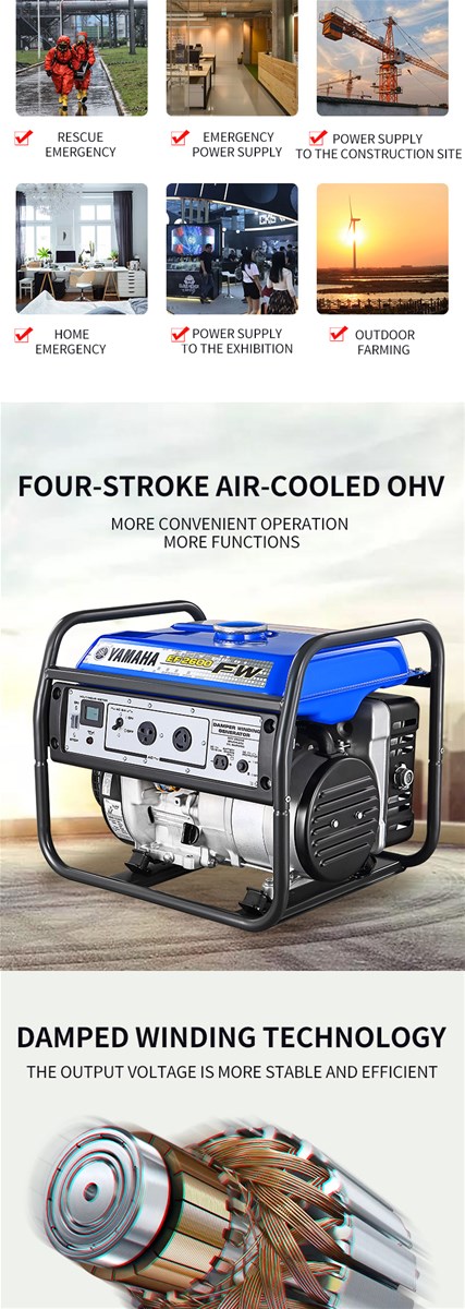 Generator EF2600FW Rated Power 2KVA