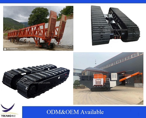 Custom Designed Crawler Fire Fighting Rubber Track Undercarriage