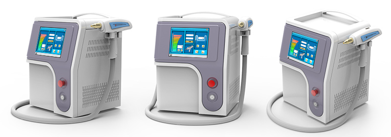 Portable Qswitch NdYAG Laser Tattoo Removal Pigmentation Removal Carbon Peeling Machine