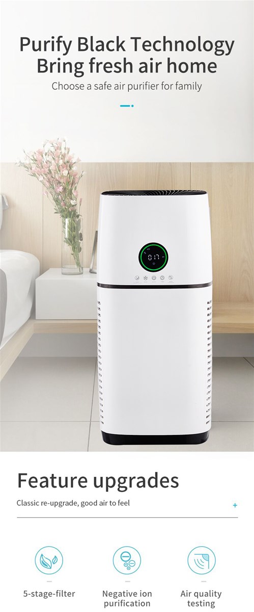 China Home Air Purifier with High Efficiency Filters