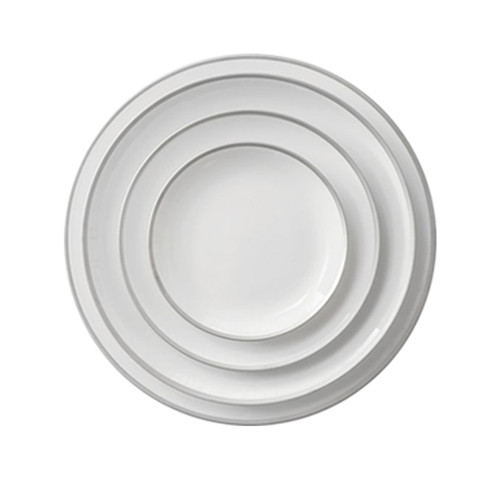 Wholeware Silver Rimmed Bone China Wedding Dinnerware Sets with Hand Made