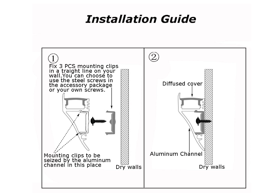 Baseboard Ceiling Edge Wall Wash LED Channel Aluminum Profile for Led Strip up Lighting