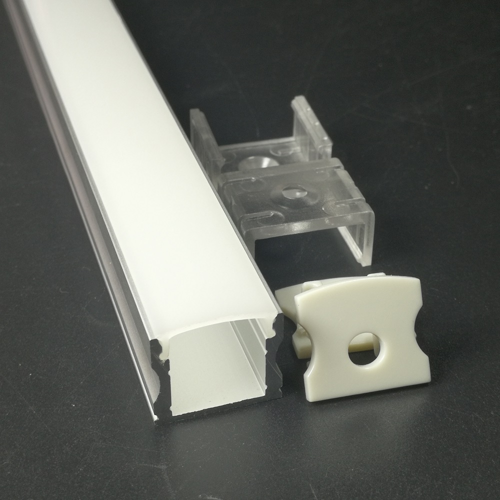 Factory Price Anodize Finish Alloy Led Light Aluminum Profile Heat Sink Surface Mounting Led Profile Aluminum Channel