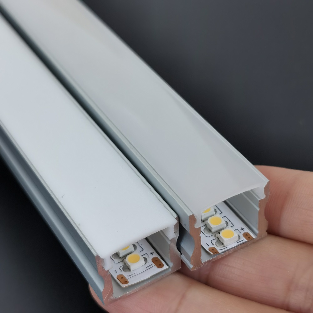 Factory Price Anodize Finish Alloy Led Light Aluminum Profile Heat Sink Surface Mounting Led Profile Aluminum Channel