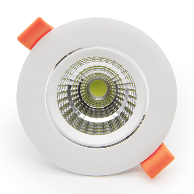 Ceiling Led Spot Light Artificial Crystal AntiGlare Cob Aluminum Recessed 10w Led Spot Light