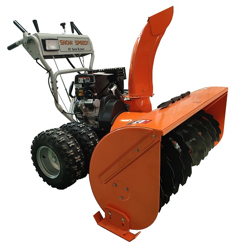 COOL Speedy SPYSB45 factory direct 45 in Commercial 420cc Electric Start TwoStage Gas Snow Blower with Headlight