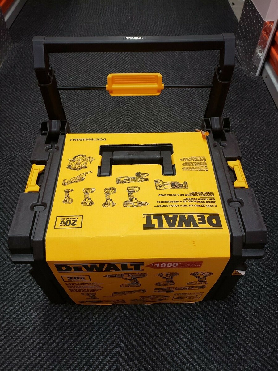 DEWALT 20Volt MAX LithiumIon Cordless Combo Kit 8Tool DCKTS882D2M