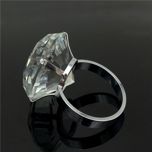 Luxury Diamond Gold Silver Napkin Ring for Wedding Table Use