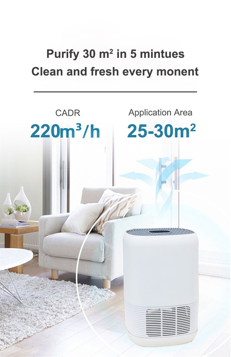 Smart Mini Desktop Air Purifier