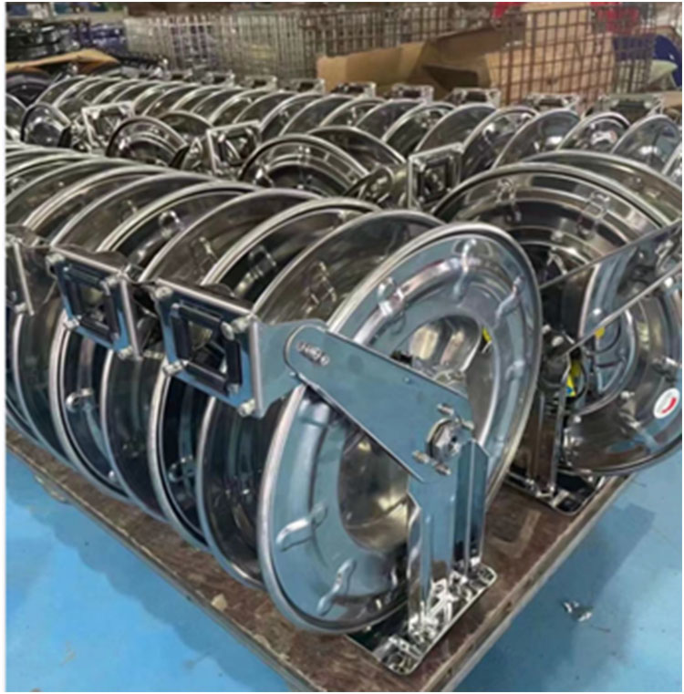 34Inch Stainless Steel Bare Reel Automatic Rewind Hose Reel