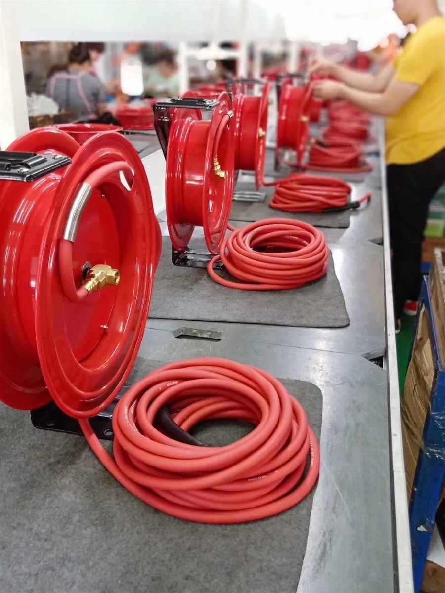 Manual Operated Double Oxyacetylene Hose Reel