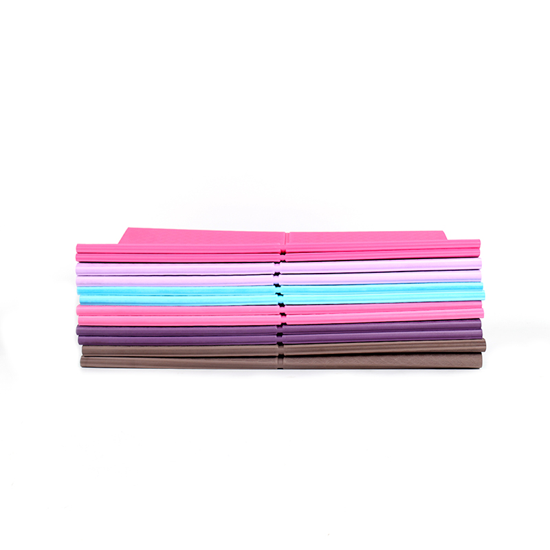 New Design Wholesale Price Ecofriendly Antislip TPE Foldable Fitness Exercise Non Slip Folding Travel Yoga Mat