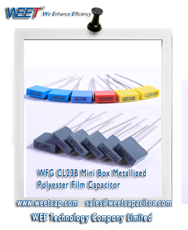 WEET WFG CL23B Mini Box Metallized Polyester Film Capacitor