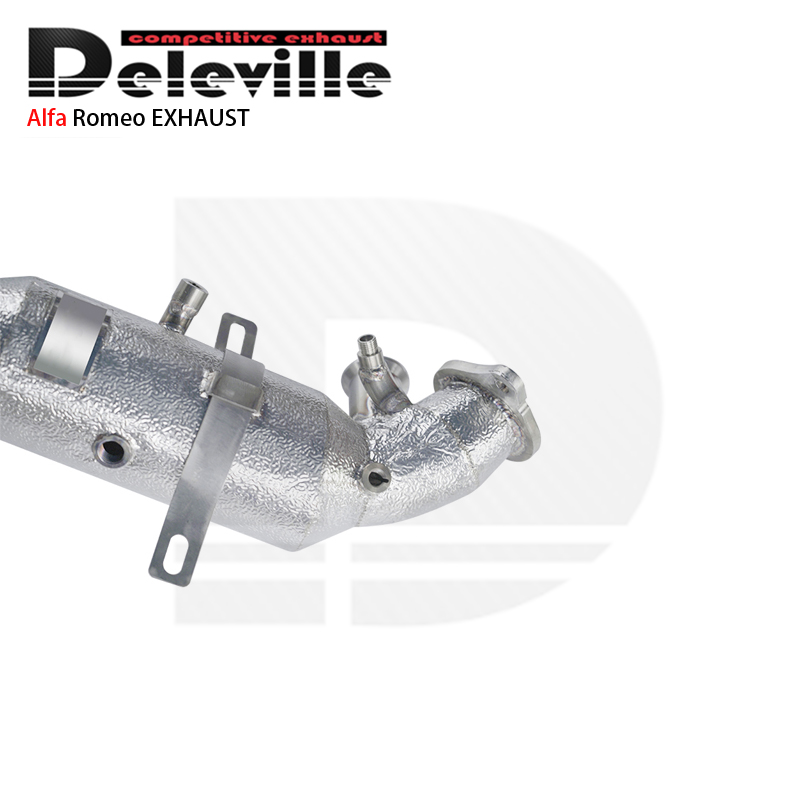 Stainless Steel 304 Exhaust Downpipe For Alfa Romeo Giulia 20 2017 High Performance Exhaust System