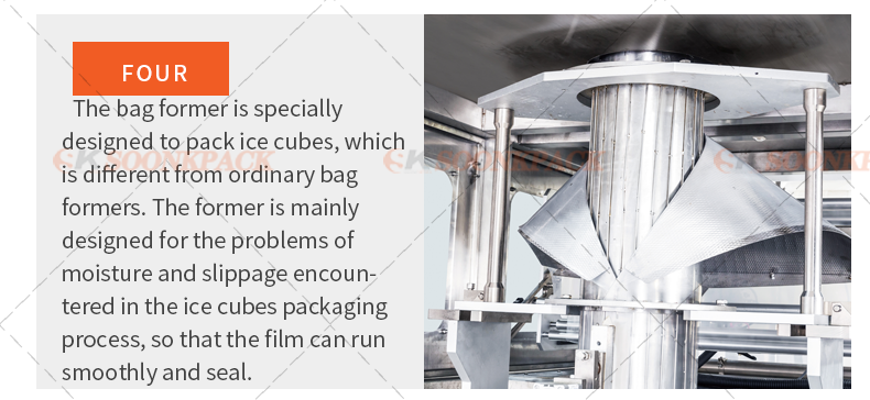 Full Automatic Weighing Packing Ice Cube Crushed Ice Cube Packing Filling Machine Manufacturer