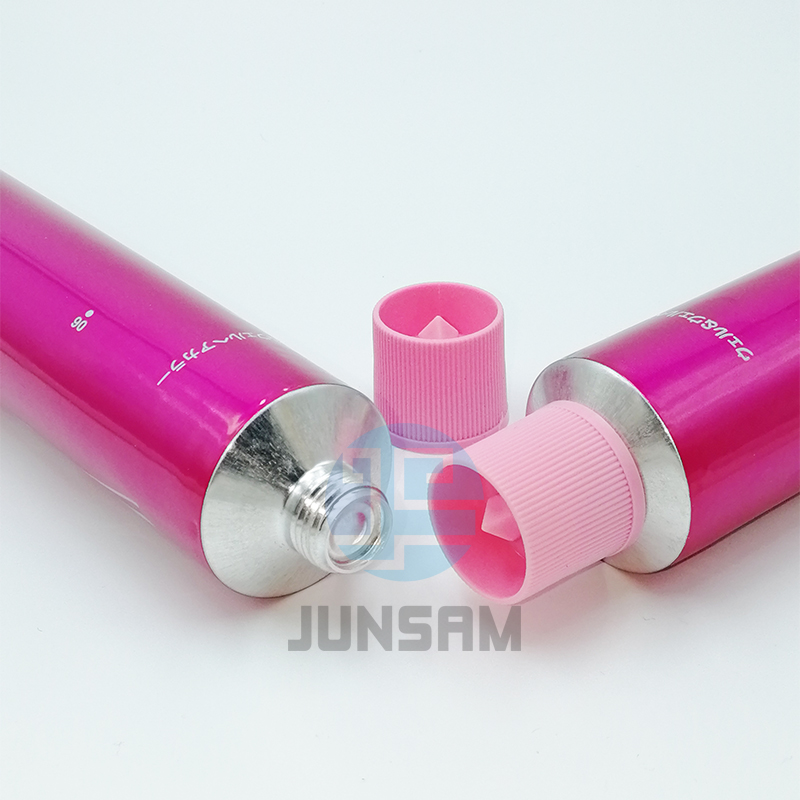 Aluminium Empty Tubes Hair Coloring Cream Cosmetic Packaging