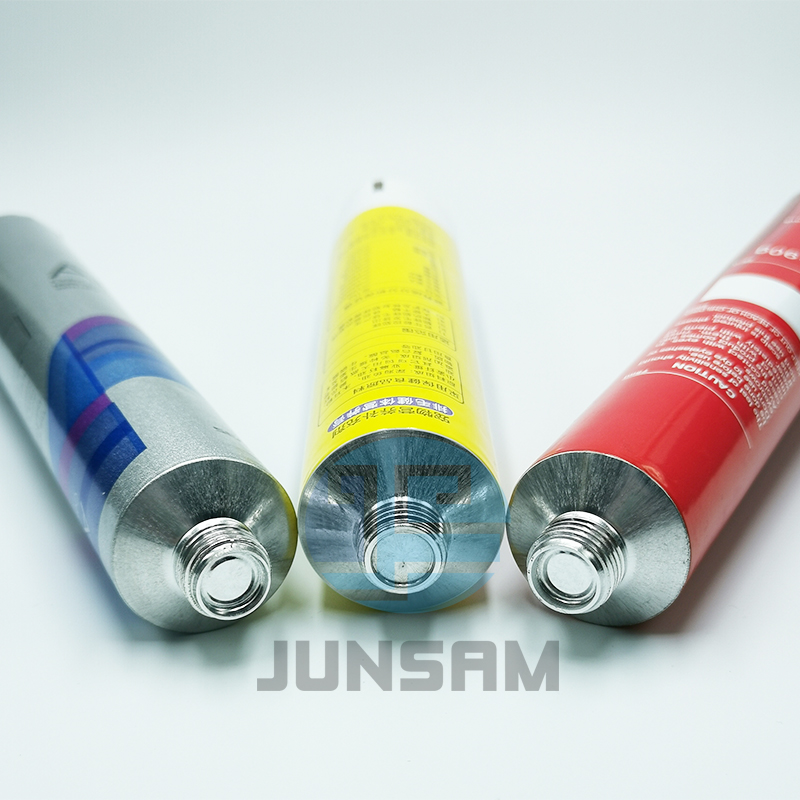 Compressible Aluminium Soft Tubes Offset Printing Cosmetic Cream Packaging