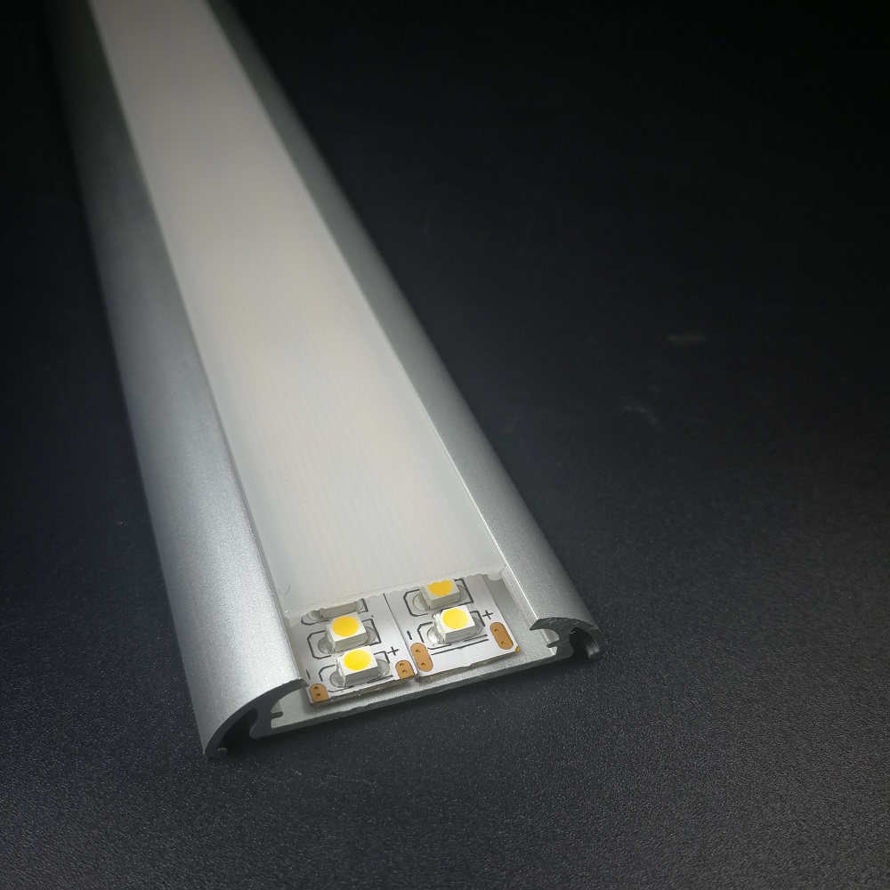 Kitchen Cabinet light Flat Aluminum LED channel profile for led strip